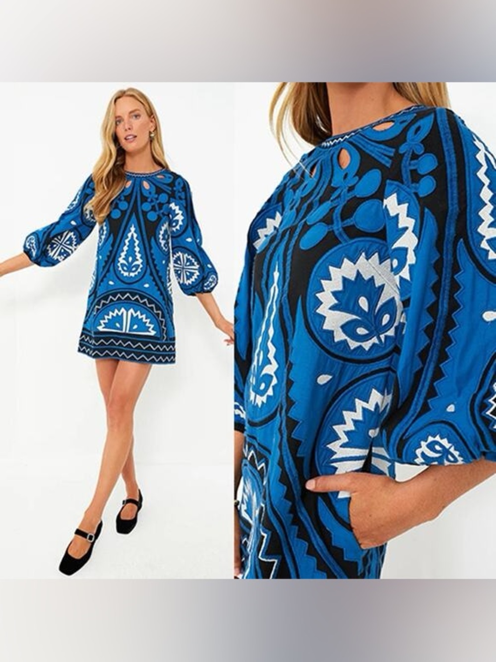 SEA gael dress in blue medium